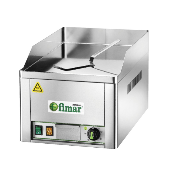 Grillade lisse électrique -inox chromé