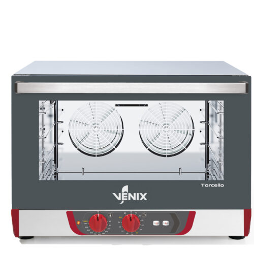 Four à pâtisserie électrique professionnel 4 étages avec inverseur et 2 vitesses – VENIX T04MVHAER